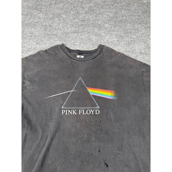 Vintage Pink Floyd Dark Side of the Moon T-Shirt 2XL – Alstyle Mexico Black - Picture 16 of 16